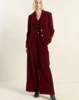 COY CHARM VELVET BLAZER