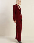 COY CHARM VELVET BLAZER