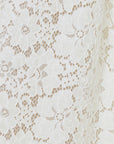 CHANTILLY FLAIR WOVEN LACE MIDI SKIRT