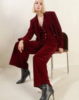 COY CHARM VELVET PANTS