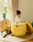 Pineapple Storage Basket Large - Natural