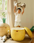 Pineapple Storage Basket Large - Natural