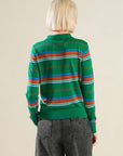 CALL IT FATE SWEATER POLO TOP