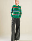 CALL IT FATE SWEATER POLO TOP