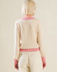 HIDDEN REFLECTIONS SWEATER POLO TOP