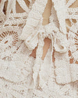 COASTAL BREEZE CROCHET VEST AND PANT SET