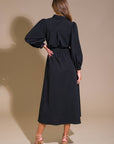 CAN'T RELACE YOU WOVEN MIDI DRESS