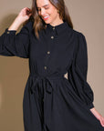 CAN'T RELACE YOU WOVEN MIDI DRESS