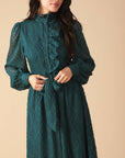 HANDLED IT WOVEN MIDI DRESS