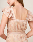 FROLIC THROUGH FIELDS WOVEN MIDI DRESS