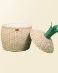 Pineapple Storage Basket Large - Natural