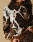 DARLING SENSATION JACQUARD SWEATER TOP