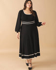 CAUGHT UP SWEATER MIDI DRESS