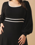 CAUGHT UP SWEATER MIDI DRESS