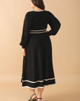 CAUGHT UP SWEATER MIDI DRESS
