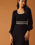 CAUGHT UP SWEATER MIDI DRESS