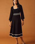 CAUGHT UP SWEATER MIDI DRESS