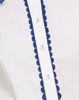 DEEP CONNECTION WOVEN TOP
