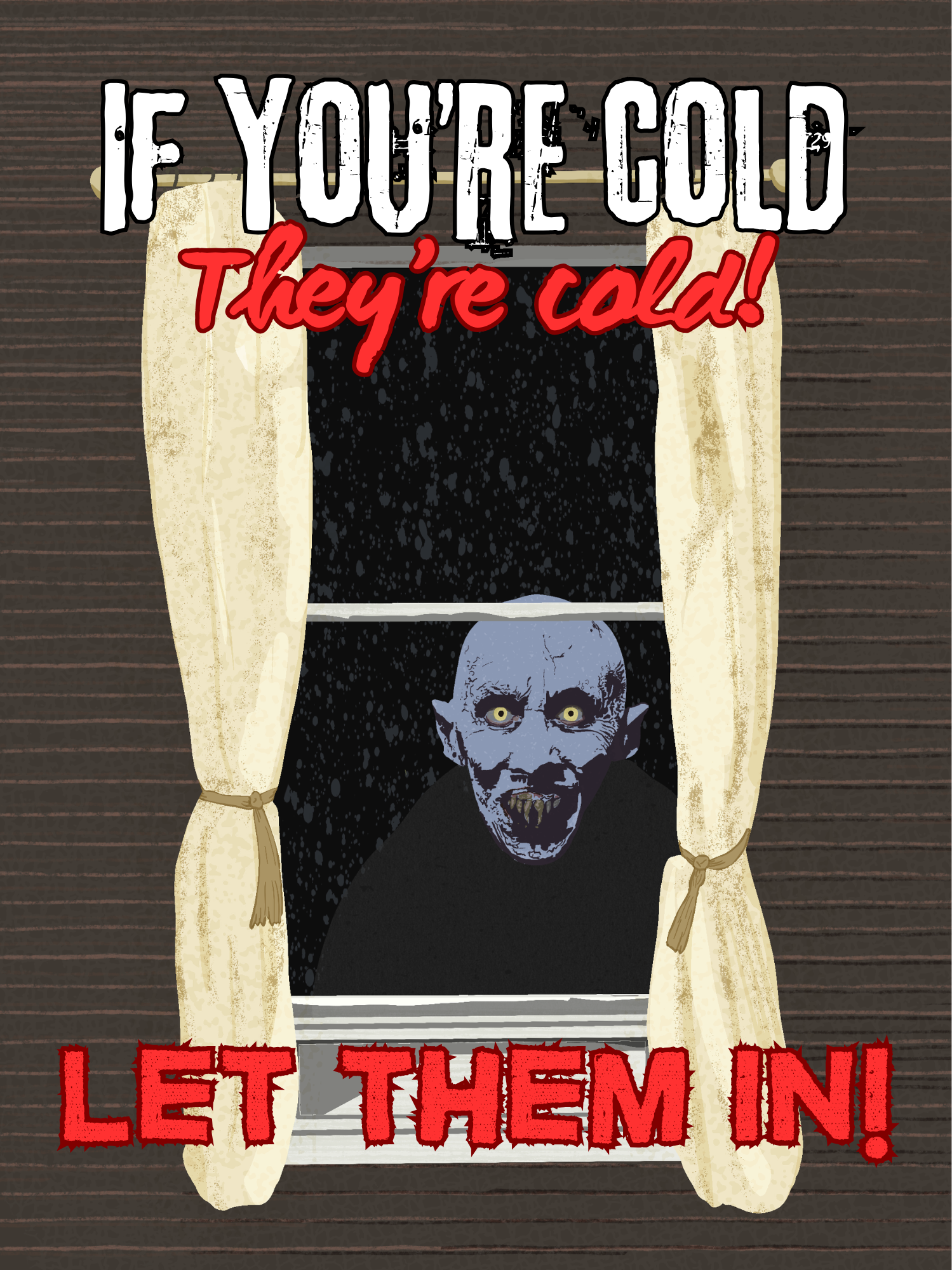 If You're Cold, They're Cold - Blank Greeting Card