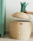 Pineapple Storage Basket Large - Natural