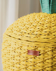 Pineapple Storage Basket Large - Yellow