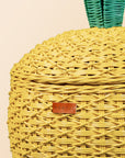 Pineapple Storage Basket Large - Yellow