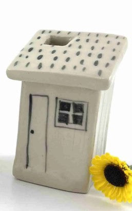 House Bud Vase - Handmade Ceramic Flower Vase