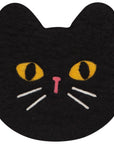 Black Cat Felt Wool Trivet