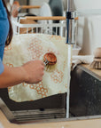 Bee's Wrap - Large Wrap - Honeycomb Print