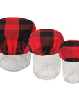 Now Designs by Danica - Red Buffalo Check Mini Bowls Cover Set of 3
