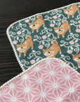 Haikara Little Handkerchief - Shiba, Karakusa Green