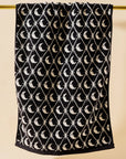 One & Only Paper - Moon and Stars Black and White Terry Cloth Towel