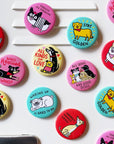 Badge Bomb - All Dogs Are Good Dogs Big Magnet