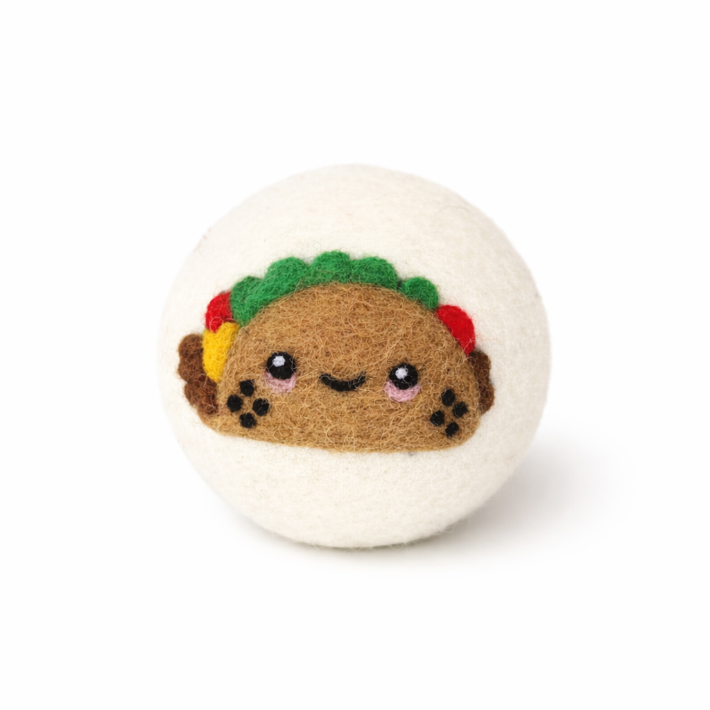 Avocado • Cactus • Hedgehog Eco Wool Dryer Balls