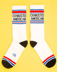 Exhausted American Gym Crew Socks