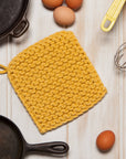 Ochre Knit Potholder