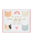 Meri Meri - Cat Valentine's Cards & Stickers Set