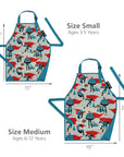 Urban Infant - Little Helper Kids Apron, Washable Cotton/Poly - Urban Dude