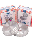 Mason Jar Lifestyle - Sugar Dispensing Stainless Steel Lids for Mason Jars 2 Pack