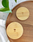 Me Mother Earth - Wide Solid Bamboo Mason Jar Lids