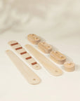 Wooden Balance Beams Set - Stripes
