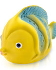 CaaOcho Natural Rubber Toys - Natural Rubber Fish Non-Toxic Bath Toy, Mold-free design