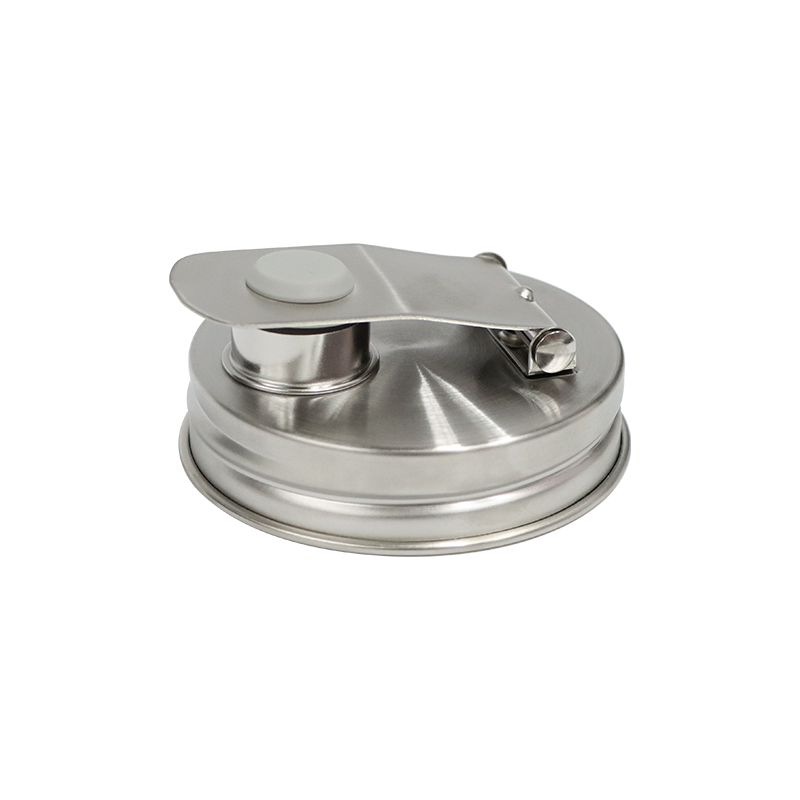 Zefiro - Pourable Jar Lid - Regular Mouth - Stainless Steel