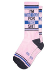 I'm Too Old For This Shit Gym Crew Socks