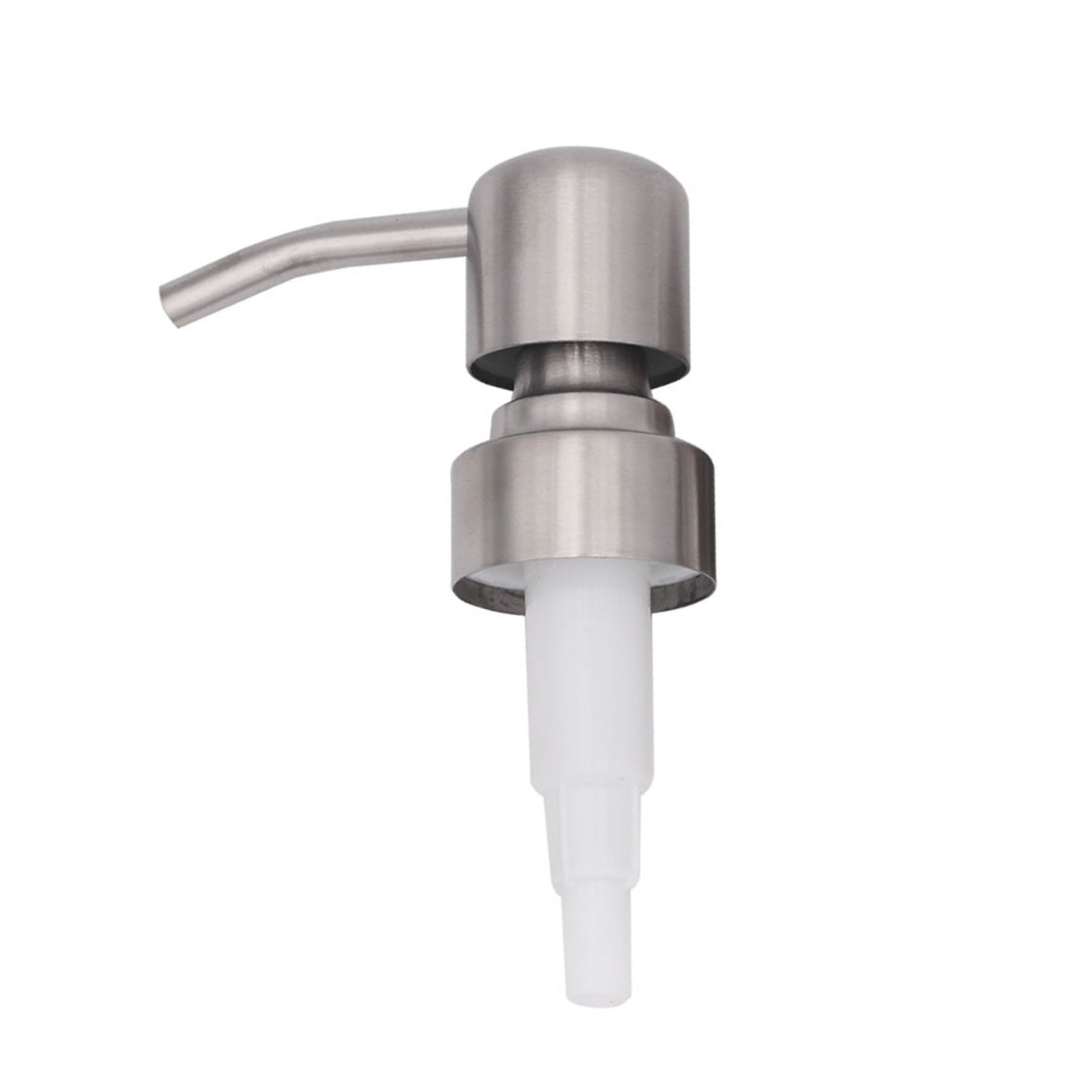 Mason Jar Lifestyle - Satin / Brushed Finish Soap Pump Dispensers for Mason Jars