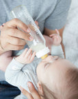 Set of Two Natursutten Glass Baby Bottles (S,L)