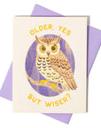 Older Owl - Risograph Birthday Card