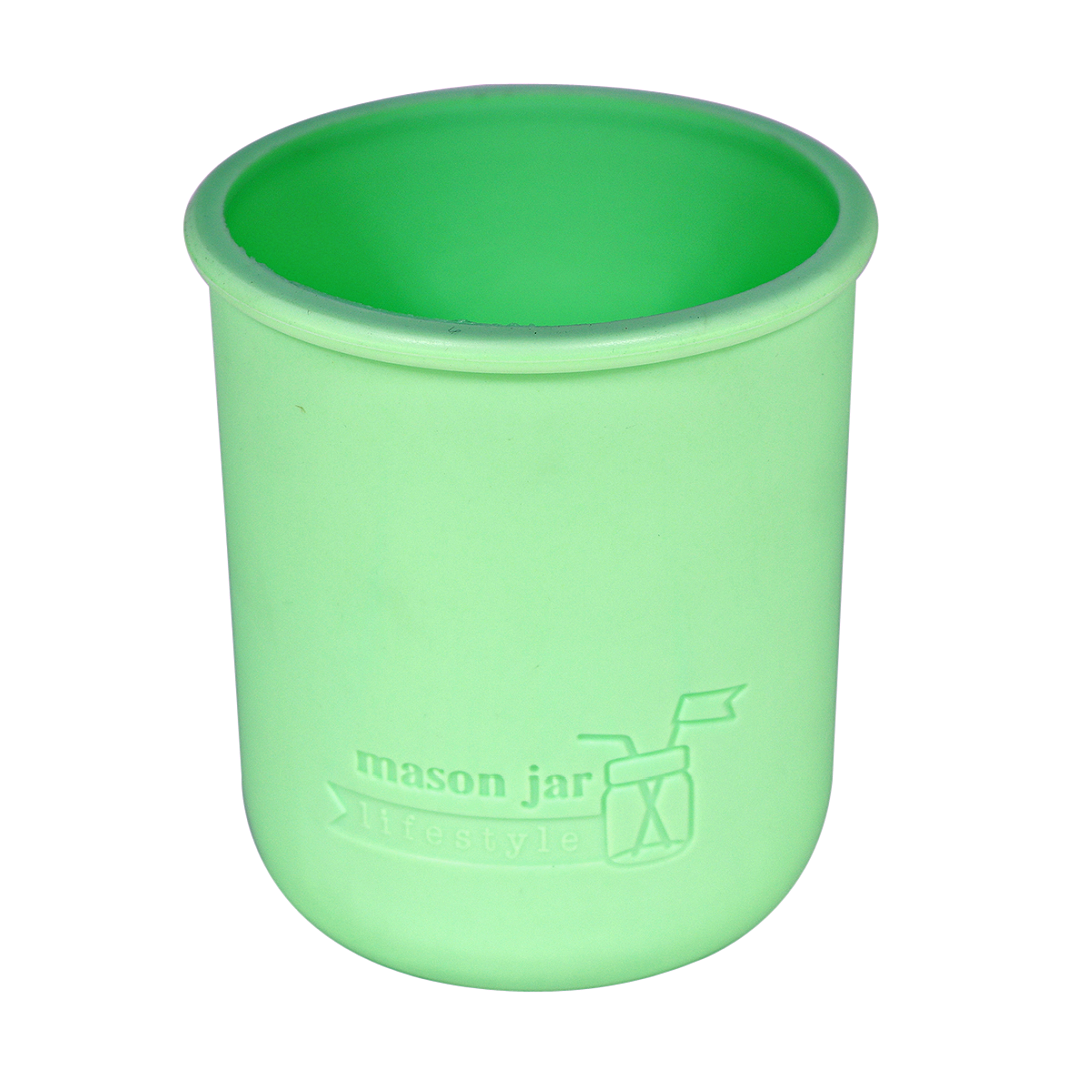Silicone Sleeve for Wide Mouth Pint 16oz Mason Jars