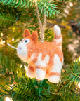 The Winding Road - Ornament - Little Felt Cats - 5 Assorted Pieces