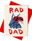Rad Dad - Risograph Card